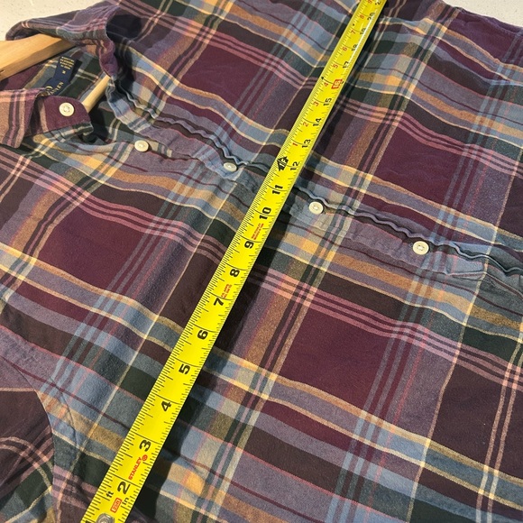 Polo Ralph Lauren classic-fit plaid button-down shirt in brushed cotton flannel - Picture 8 of 10
